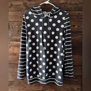 12PM by Mon Ami polka dot and striped hoodie